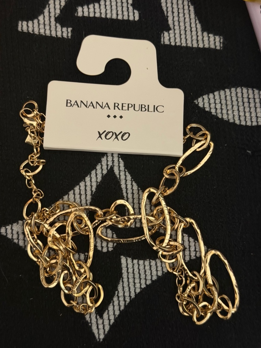 Banana Republic Gold Multi-Link Necklace